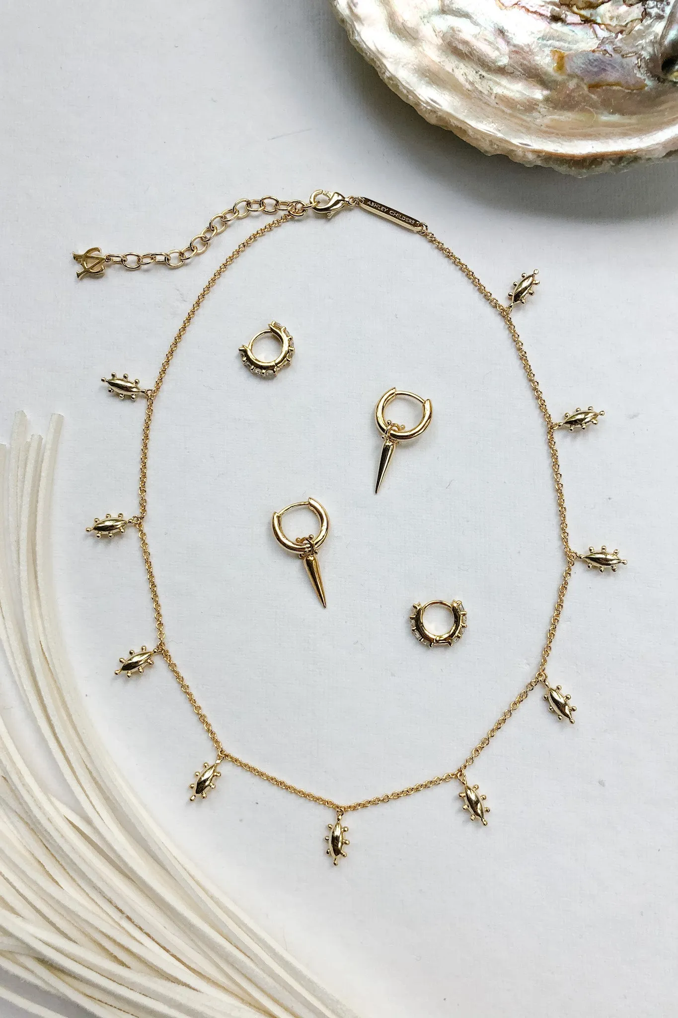 Athena Necklace, Gold