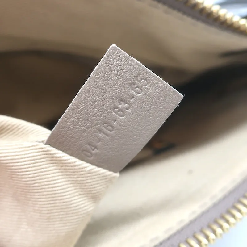 Chloe Marcie Medium Shoulder Bag Taupe Studded Suede Crossbody
