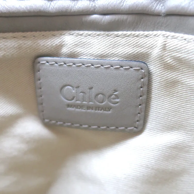 Chloe Marcie Medium Shoulder Bag Taupe Studded Suede Crossbody