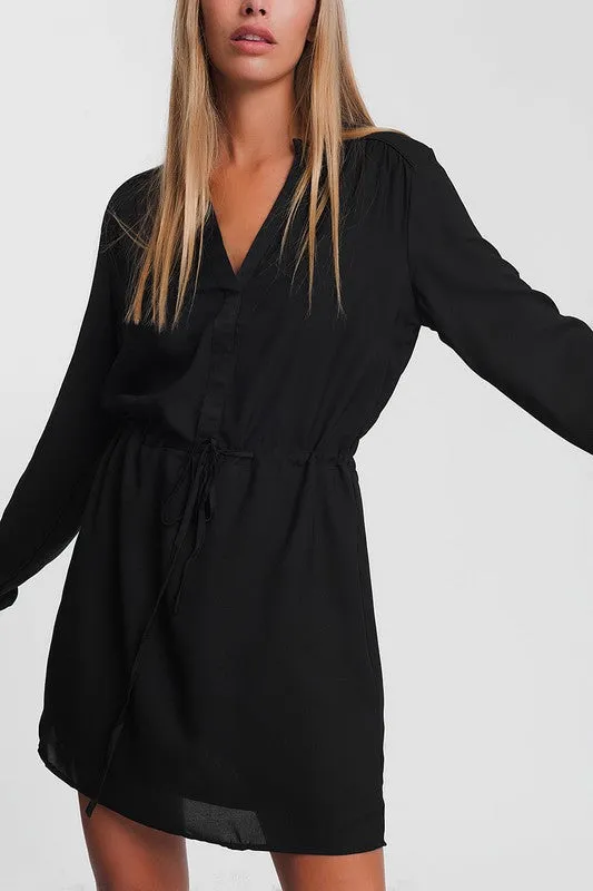KYLEIGH DRAWSTRING MINI DRESS