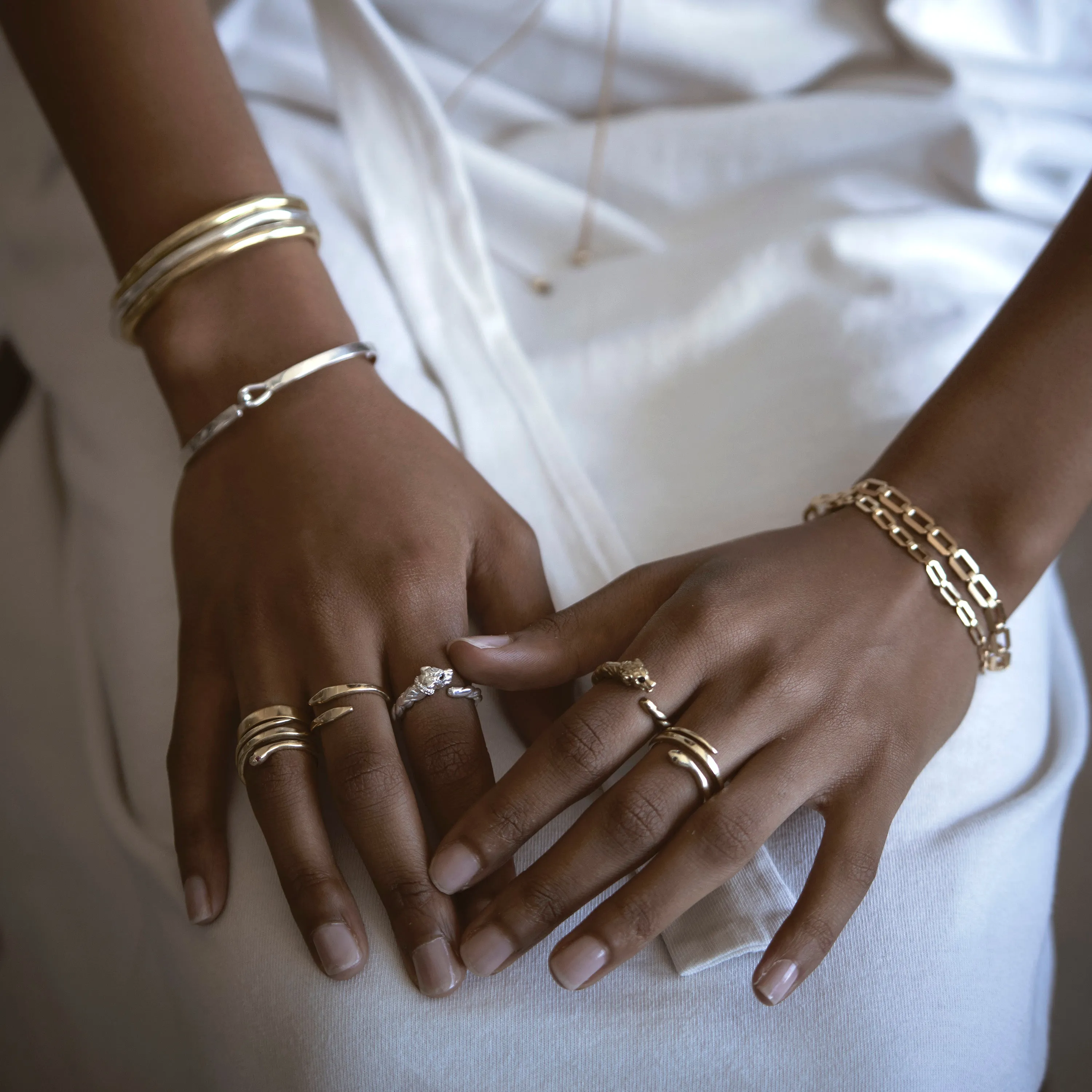 Locked Bracelet - Sterling Silver