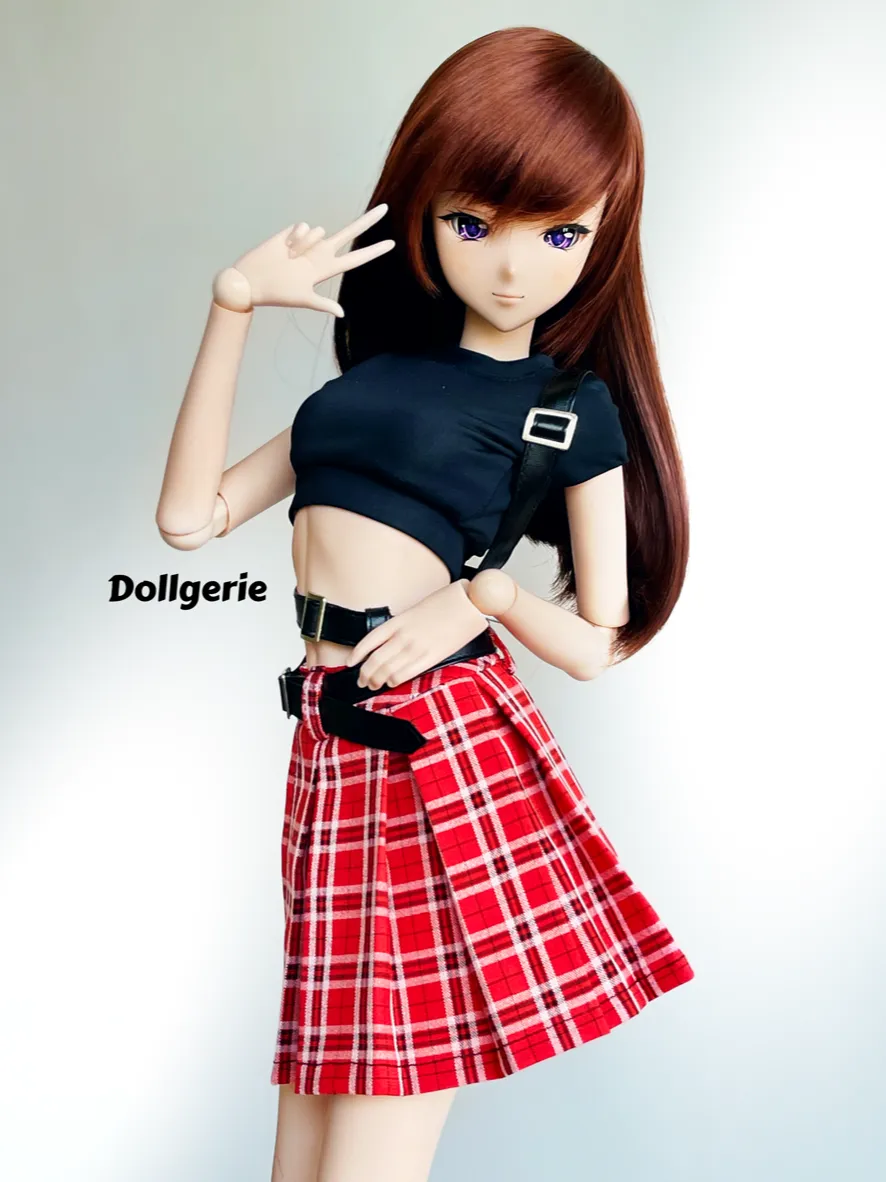 Punk Rock Princess Black Mini Top for SmartDoll / DD