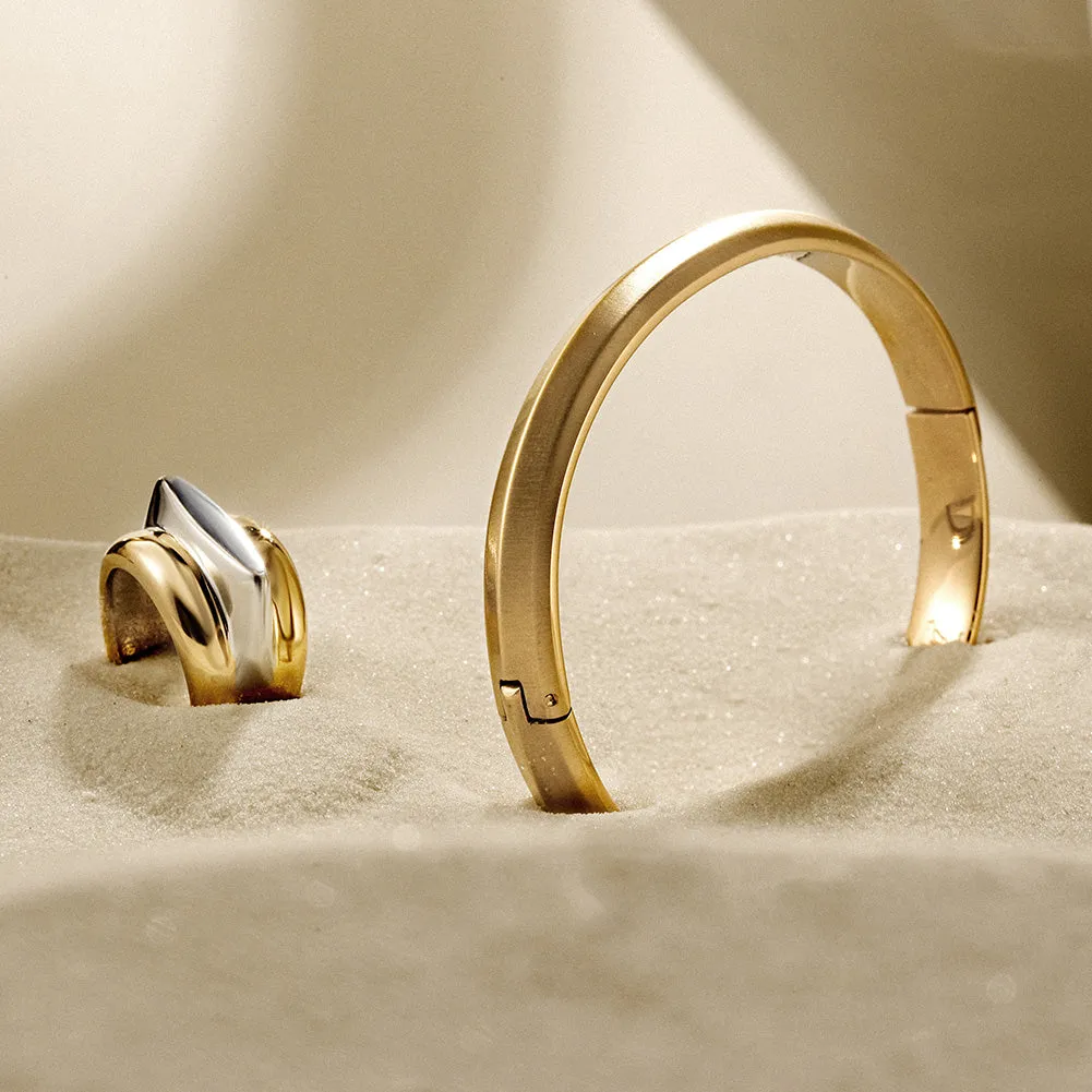 Two-Tone CURVE Ring